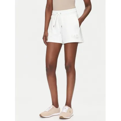 Zdjęcie EA7 Emporio Armani Szorty sportowe 7W000269 AF12482 U0005 Biały Regular Fit