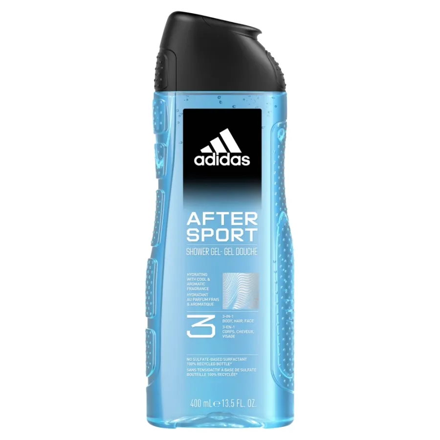 obrazek 1 Adidas After Sport Żel pod prysznic dla mężczyzn, 400 ml 400 ml