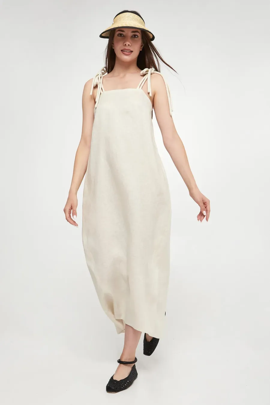 obrazek 1 Sukienka lniana Senna MAX MARA LEISURE Max Mara Leisure