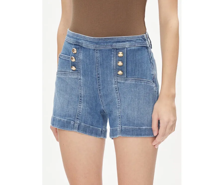 obrazek 1 Liu Jo Szorty jeansowe UA4112 D4611 Niebieski Slim Fit
