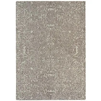 Zdjęcie Elegancki szary dywan w kwiaty - CEILING TAUPE 28501