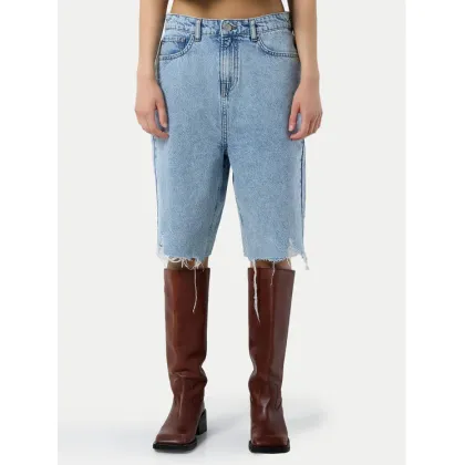 Zdjęcie Noisy May Szorty jeansowe Jytte 27030816 Niebieski Straight Fit