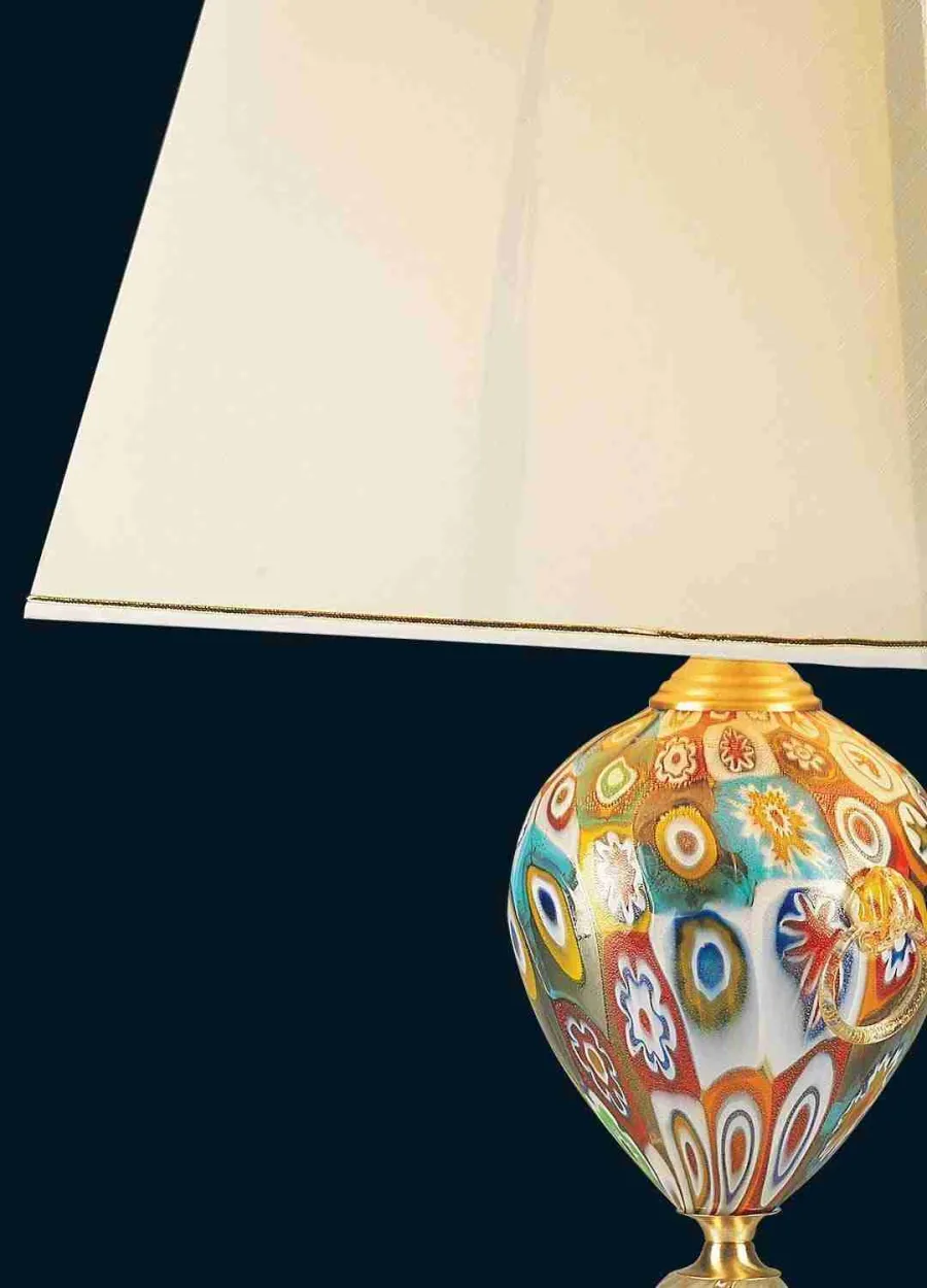 obrazek 4 Urokliwa lampa stołowa do salonu ze szkła Murano
