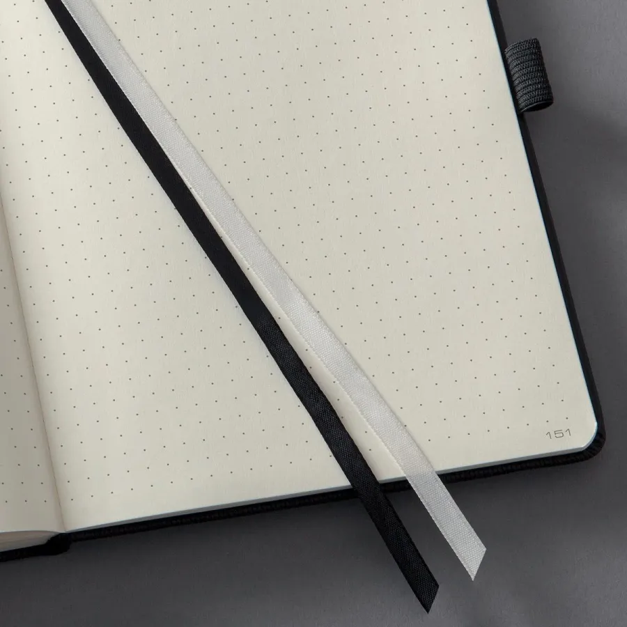 obrazek 4 Czarny notatnik, notes Conceptum w twardej oprawie A4