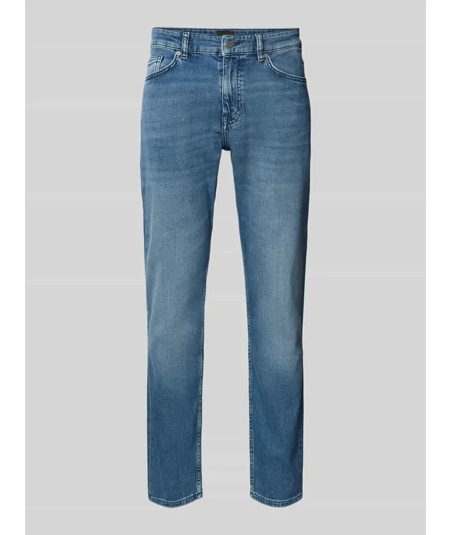 obrazek 1 Jeansy o kroju regular fit z 5 kieszeniami