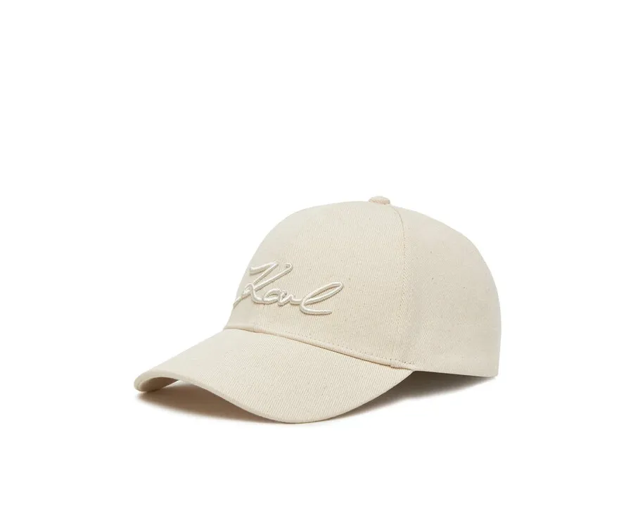 obrazek 1 KARL LAGERFELD Czapka z daszkiem A1W33069 Écru