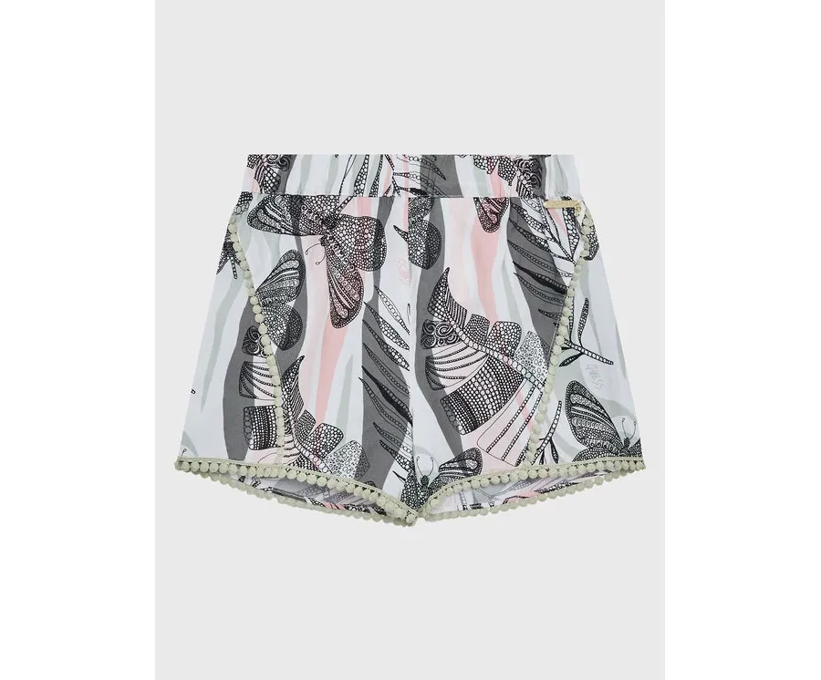 obrazek 1 Guess Szorty materiałowe J3GD05 WFBN0 Zielony Relaxed Fit