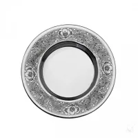 Picture Silver Poppy kiddush plate decorated with a beautiful ornament - Zaramella Argenti