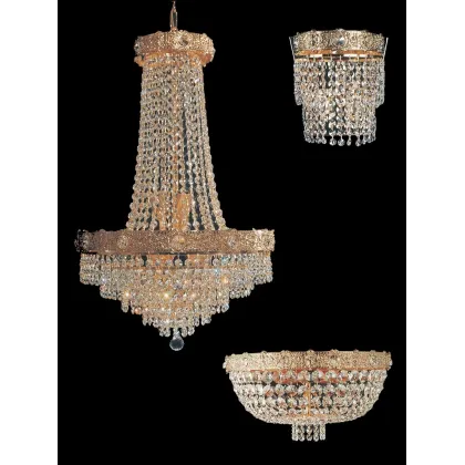 Zdjęcie Stylowa szklana lampa ścienna z włoch