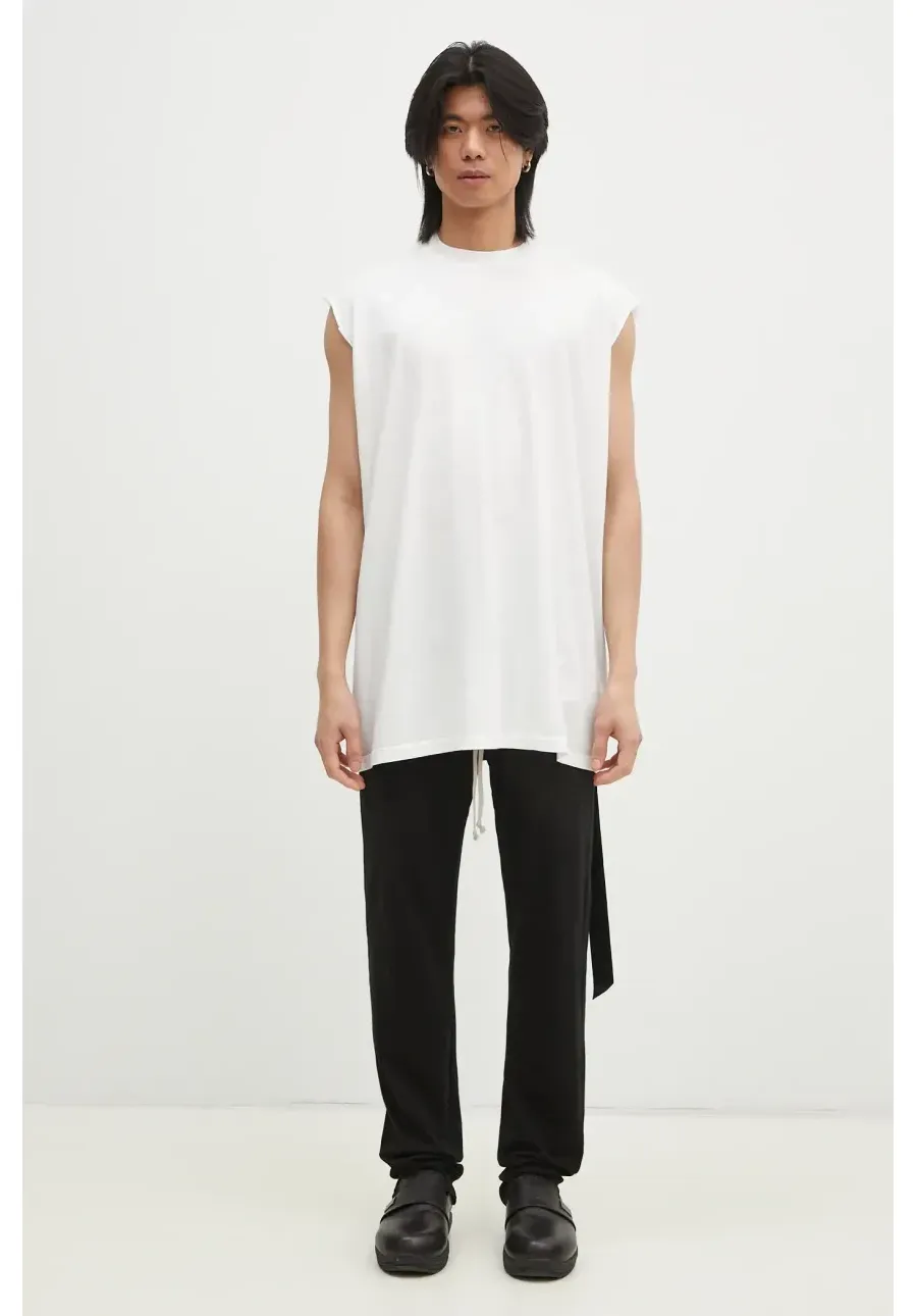 obrazek 1 Rick Owens t-shirt bawełniany Tarp T męski kolor biały DU01E3158.RN