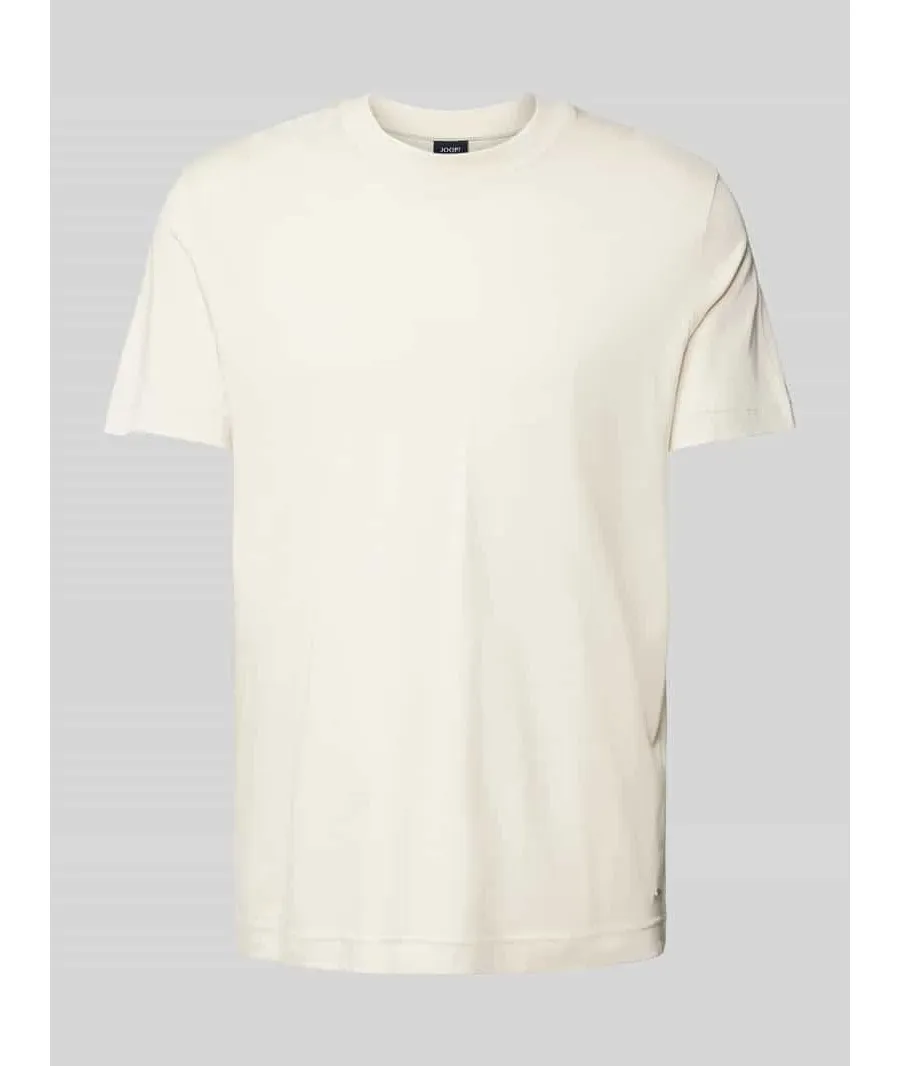 obrazek 1 T-shirt z prążkowanym, okrągłym dekoltem model ‘Carlon’