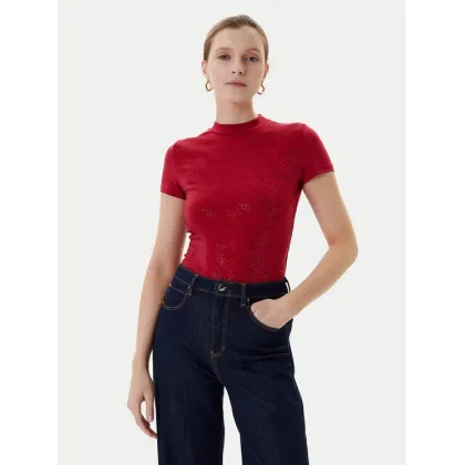 Zdjęcie Guess T-Shirt W4BI26 J1314 Bordowy Regular Fit