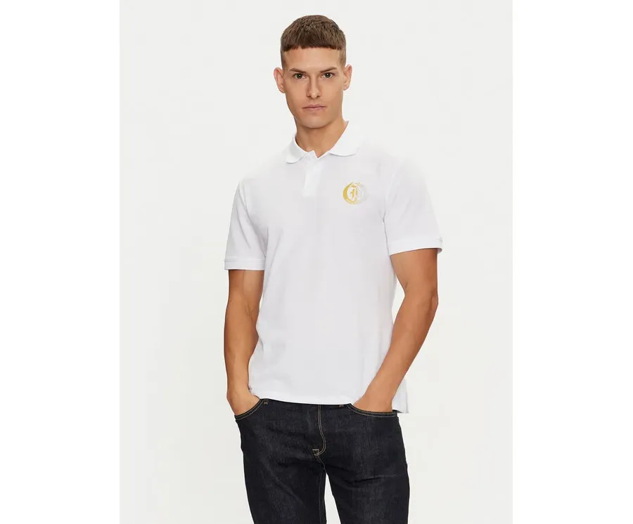 obrazek 1 Just Cavalli Polo 76OAGG19 Biały Regular Fit