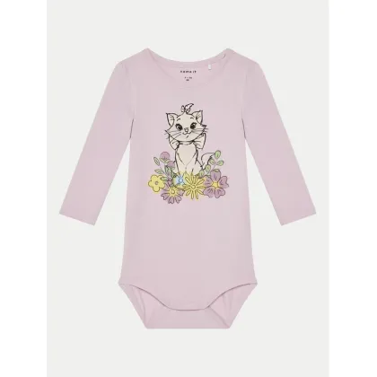 Zdjęcie NAME IT Body dziecięce 13238194 Różowy Regular Fit
