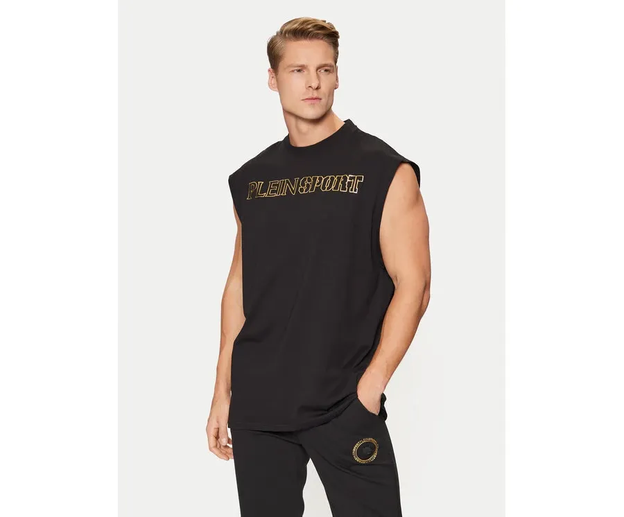 obrazek 1 Plein Sport Tank top AADC MTK7943 STE001N Czarny Regular Fit