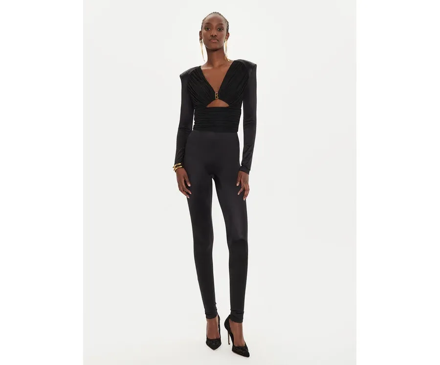 obrazek 1 Elisabetta Franchi Kombinezon TU-019-46E2 Czarny Slim Fit