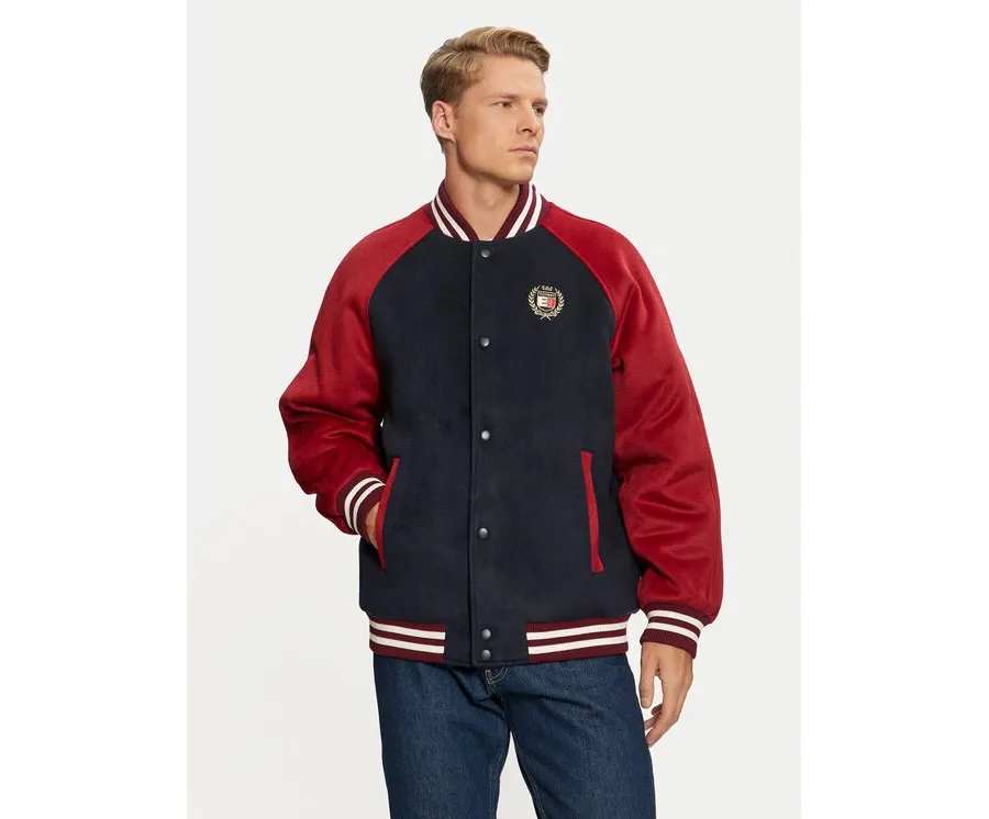 obrazek 1 Tommy Jeans Kurtka bomber DM0DM19631 Granatowy Regular Fit