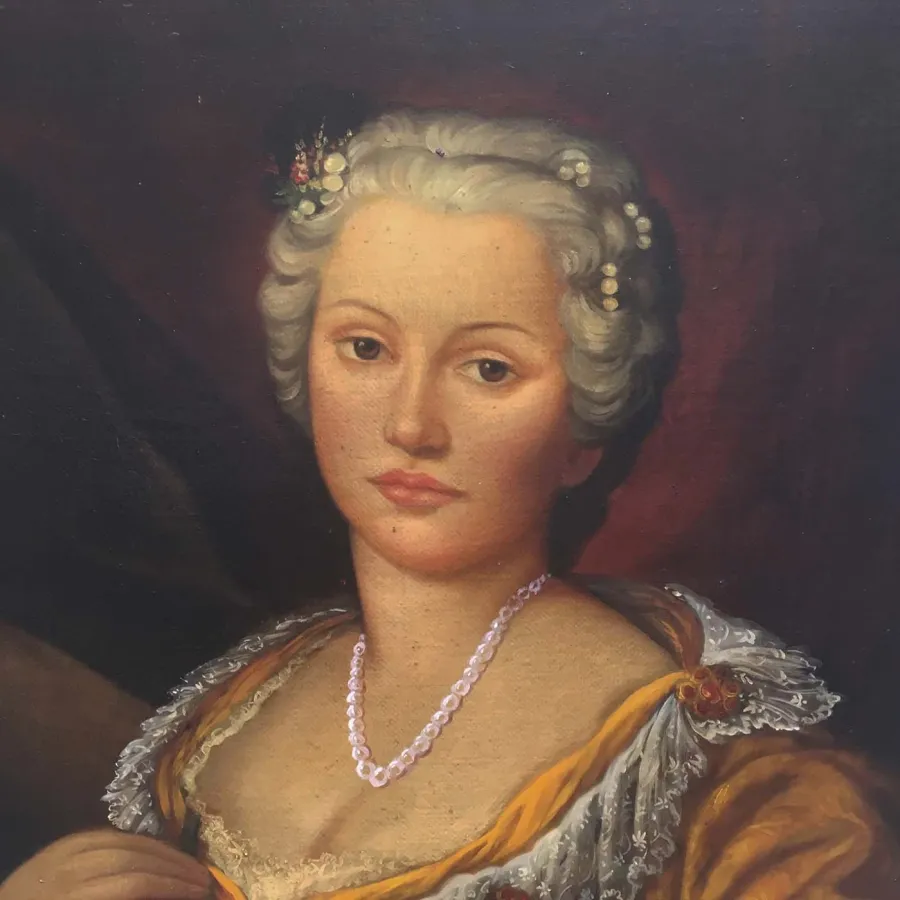 obrazek 5 Portret szlachcianki w stylu barokowym 100x70 cm - Ettore Frattini