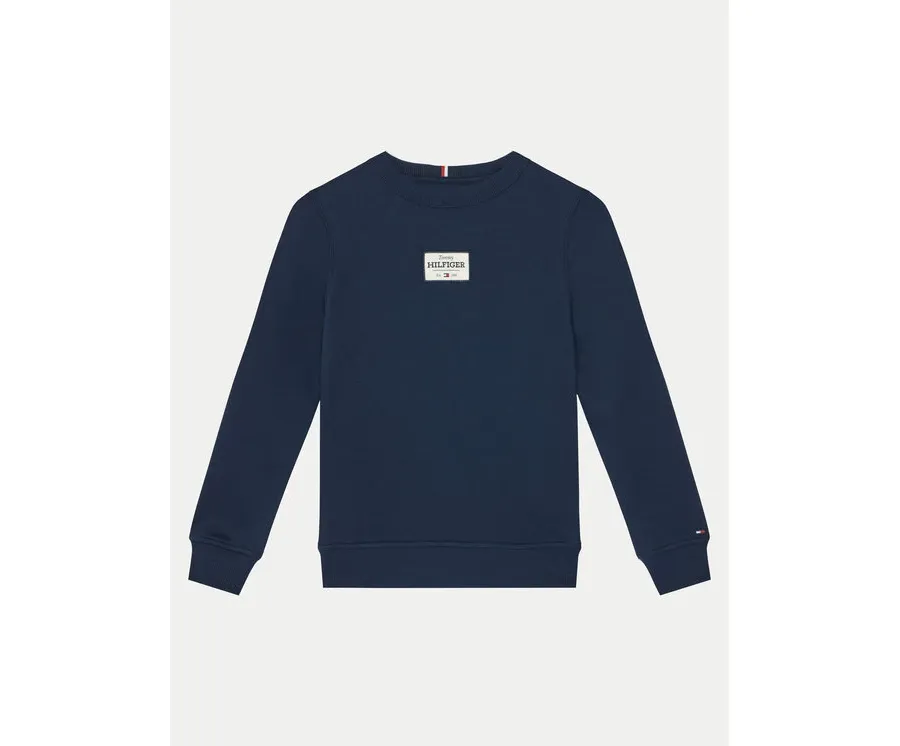 obrazek 1 Tommy Hilfiger Bluza KB0KB09315 Granatowy Regular Fit