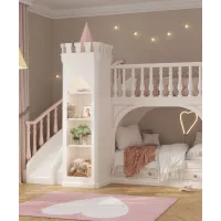 Zdjęcie Komplet mebli do pokoju dziecięcego w stylu bajkowego zamku