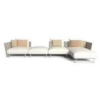 Zdjęcie Wygodna szeroka włoska modular sofa na taras