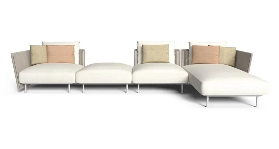 obrazek 1 Wygodna szeroka włoska modular sofa na taras