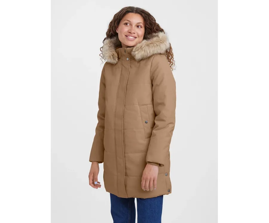 obrazek 1 Vero Moda Parka Addison 10267115 Brązowy Regular Fit