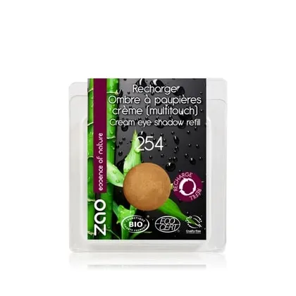 Zdjęcie ZAO Bamboo Cream Refill Cień do powiek 3 g Nr. 254 - Golden Bronze