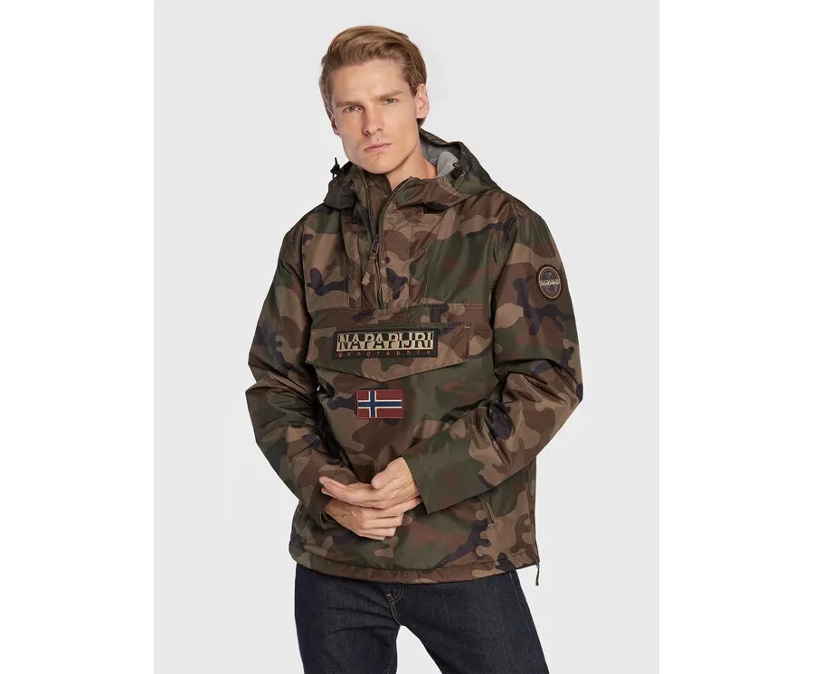 obrazek 1 Napapijri Kurtka anorak Rainforest NP0A4GME Zielony Regular Fit