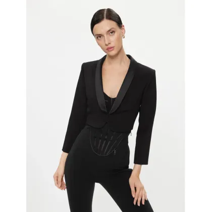 Zdjęcie Elisabetta Franchi Marynarka GI-091-37E2-V6000 Czarny Slim Fit