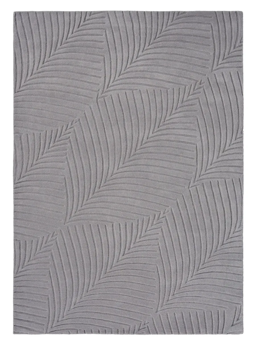 obrazek 1 Niecodzienny szary dywan geometryczny - FOLIA GREY 38305
