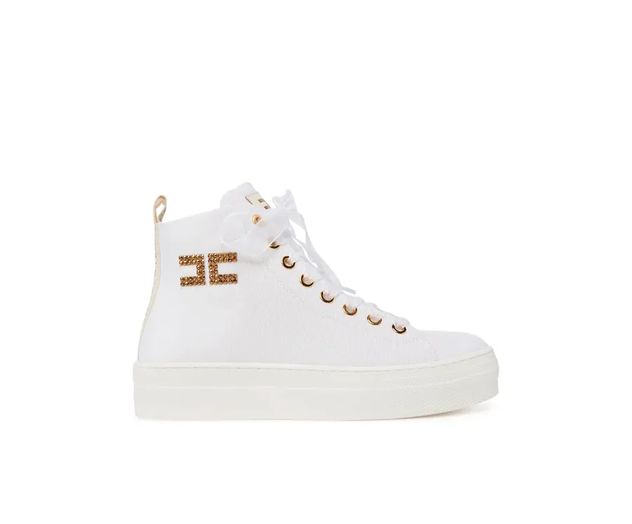 obrazek 1 Elisabetta Franchi Sneakersy F4-A9E-0243 Biały