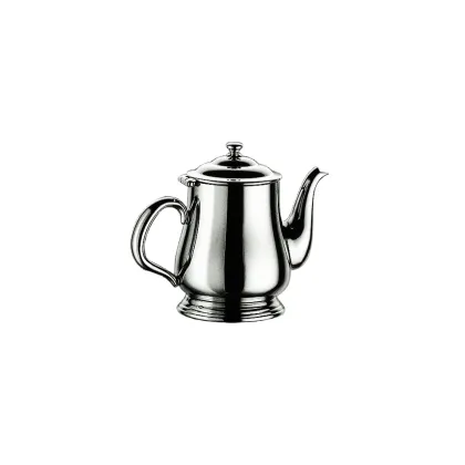 Zdjęcie Stylowy włoski dzbanek do herbaty Palace cl. 37 z podstawą ze stali nierdzewnej