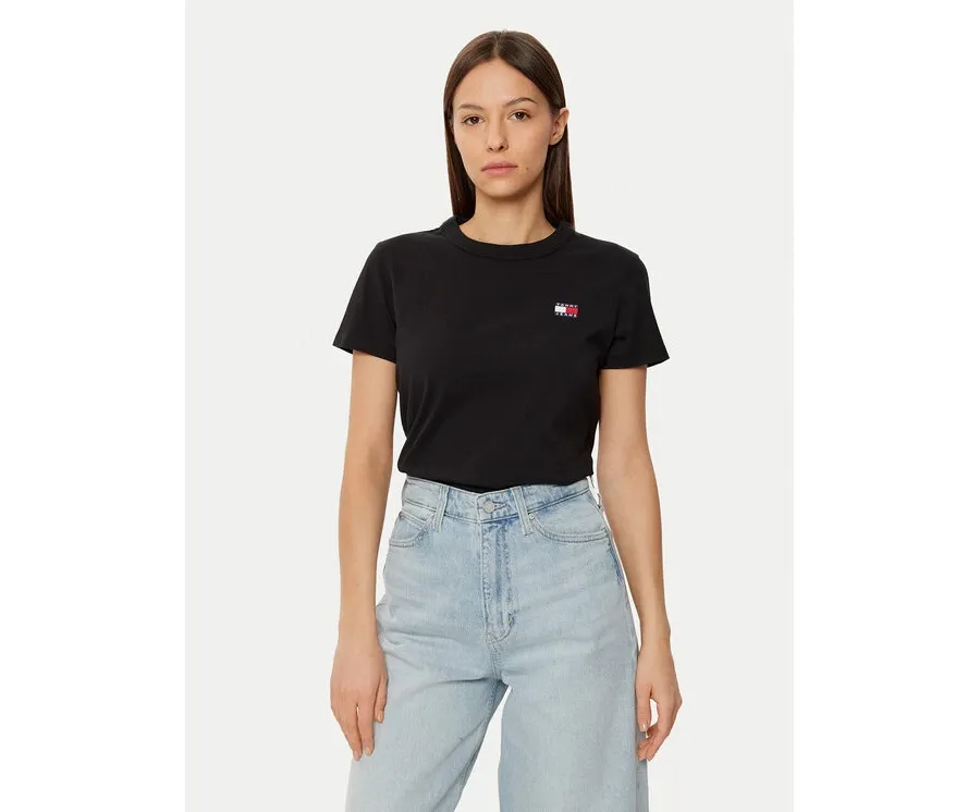 obrazek 1 Tommy Jeans T-Shirt DW0DW20153 Czarny Regular Fit