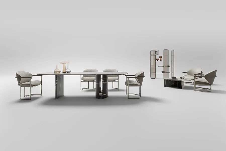 obrazek 8 Luksusowy włoski stół w stylu modernistycznym - do jadalni