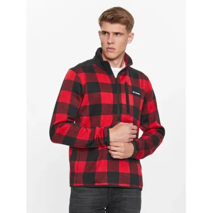 Zdjęcie Columbia Polar Sweater Weather™ II Printed Half Zip Czerwony Regular Fit