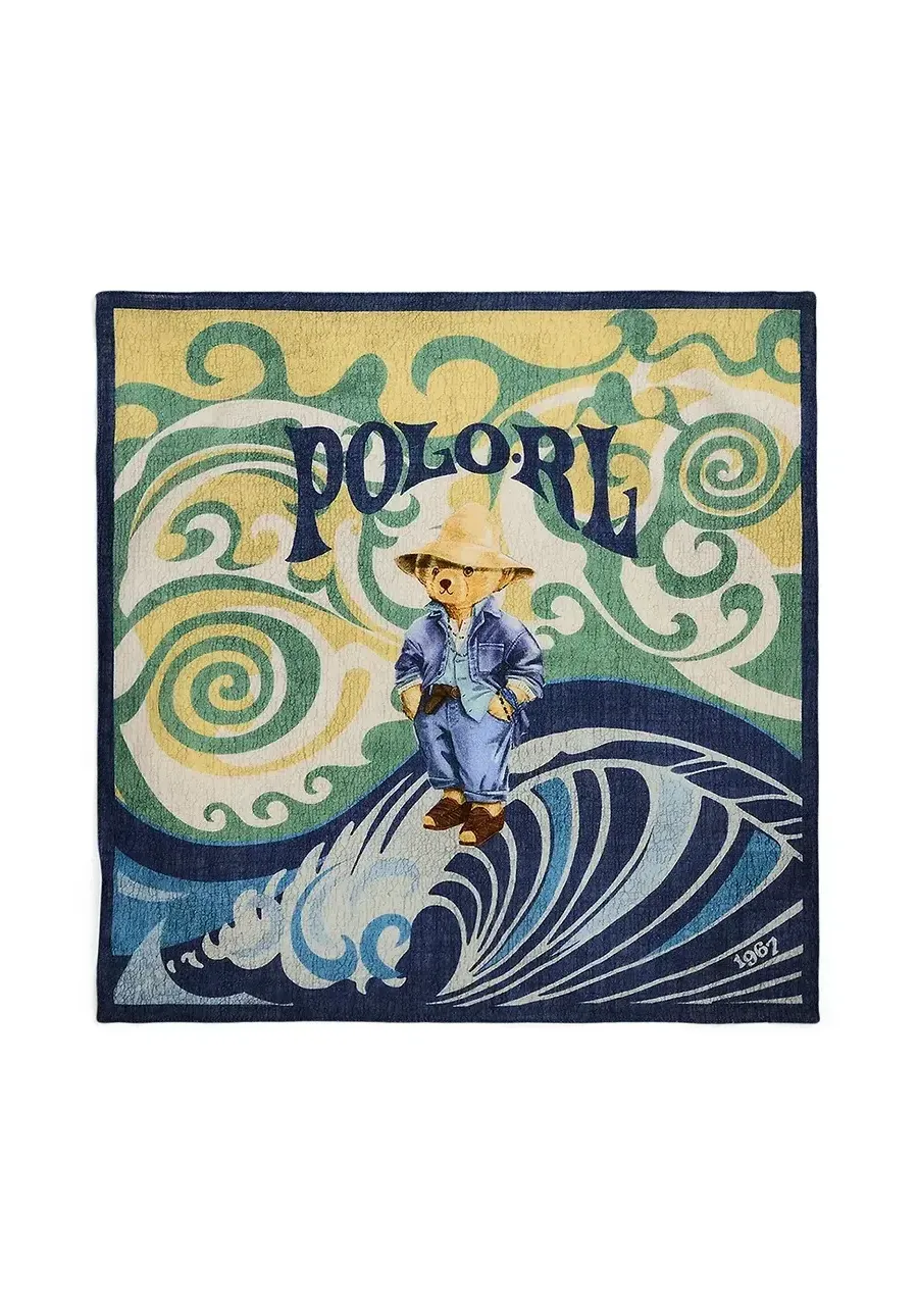 obrazek 1 Polo Ralph Lauren chusta bawełniana damska kolor multicolor wzorzysta 455970323