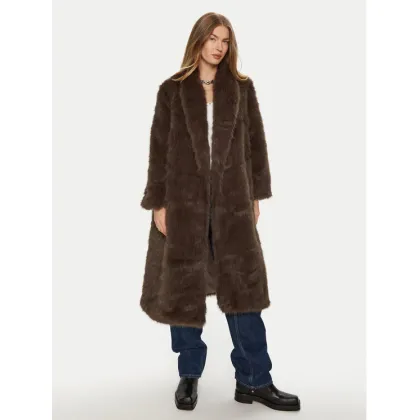 Zdjęcie Eleh Futro MARRONE E00192 Brązowy Regular Fit