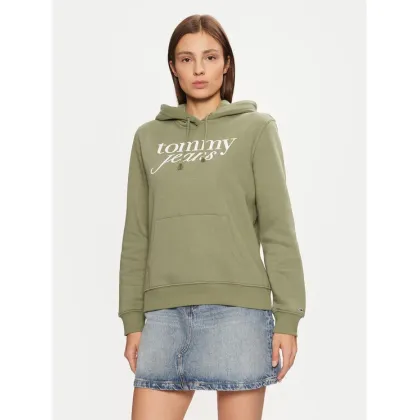 Zdjęcie Tommy Jeans Bluza DW0DW20170 Zielony Regular Fit