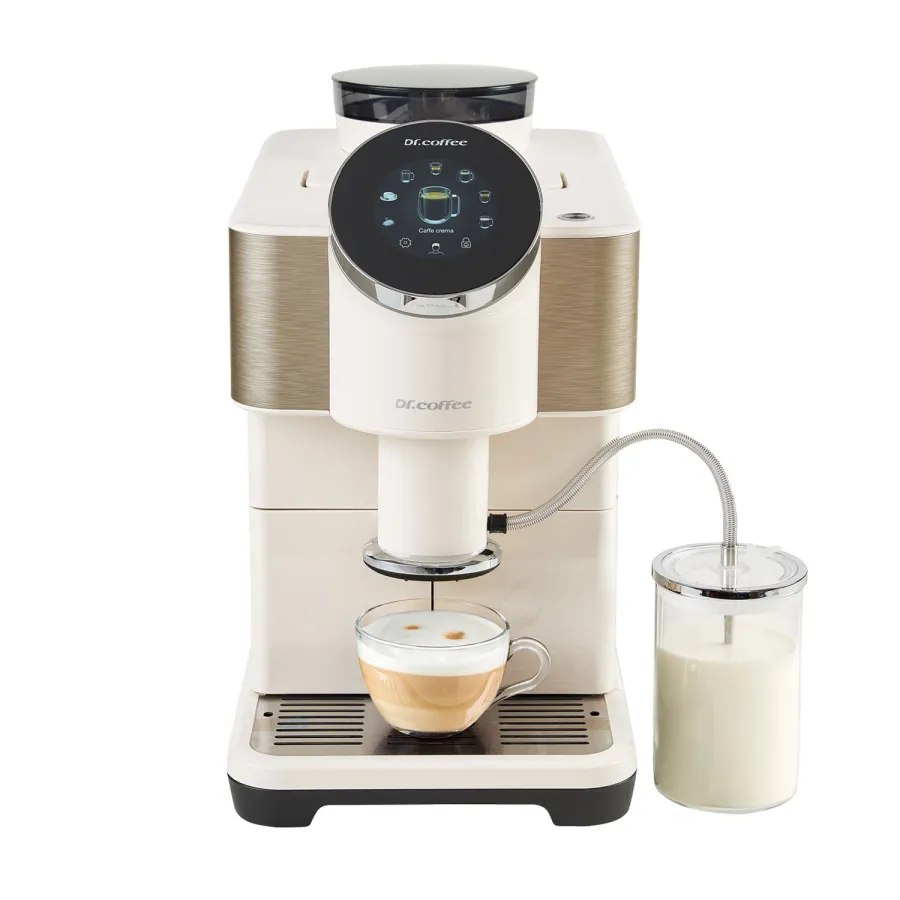 obrazek 1 Dr. Coffee - H2 Biały - Ekspres ciśnieniowy DR.COFFEE