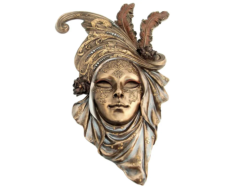 obrazek 1 Wenecka maska z piórami 