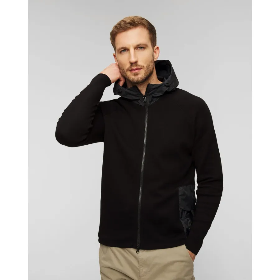 obrazek 1 Czarna Bluza Z Kapturem Męska C.p. Company CP Company