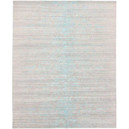 Picture Unconventional beige-blue cut carpet - SHANGRI LA AQUA AZUL 7032