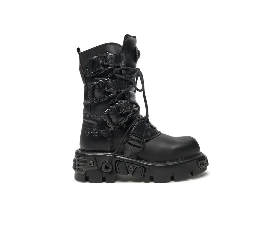 obrazek 1 NEW ROCK Glany M-391-S18 Czarny