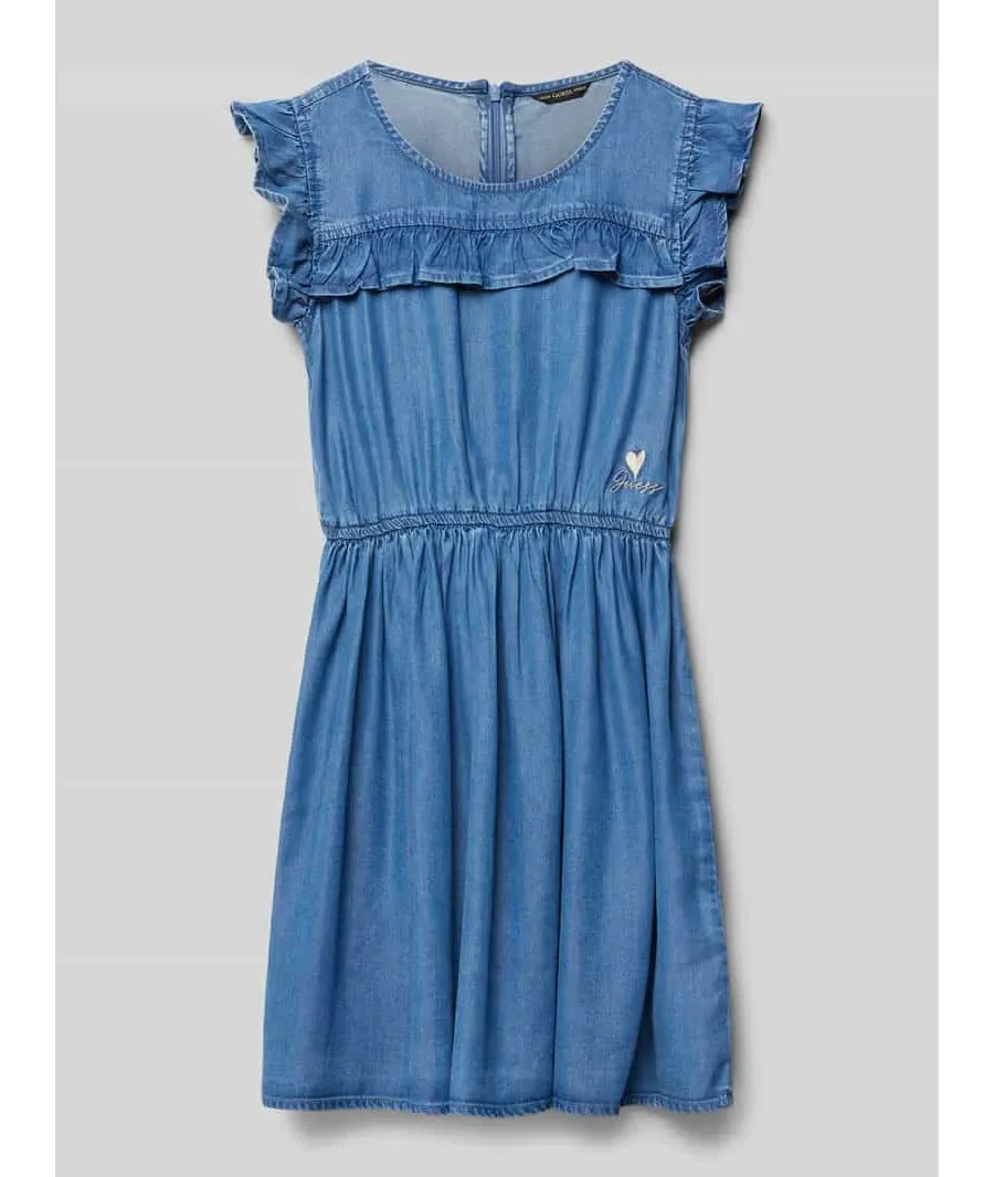 obrazek 1 Sukienka z mieszanki lyocellu i wiskozy stylizowanej na denim