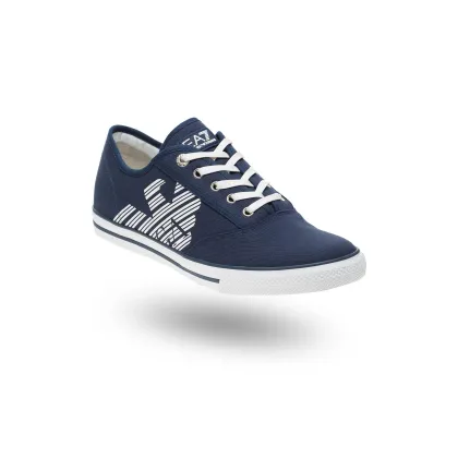 Zdjęcie Granatowe tenisówki unisex EA7 z nadrukiem EA7 Emporio Armani