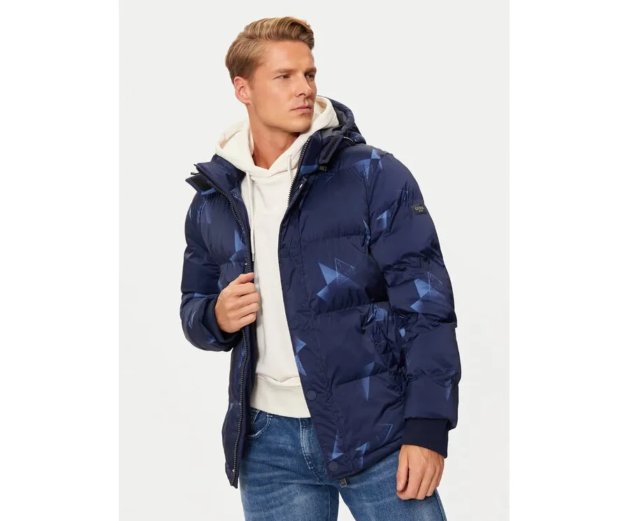 obrazek 1 Guess Kurtka zimowa M4BL21 WGJ42 Niebieski Regular Fit