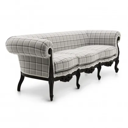 Zdjęcie Prestiżowa sofa chesterfield 3-osobowa w stylu barokowym  - Sevensedie