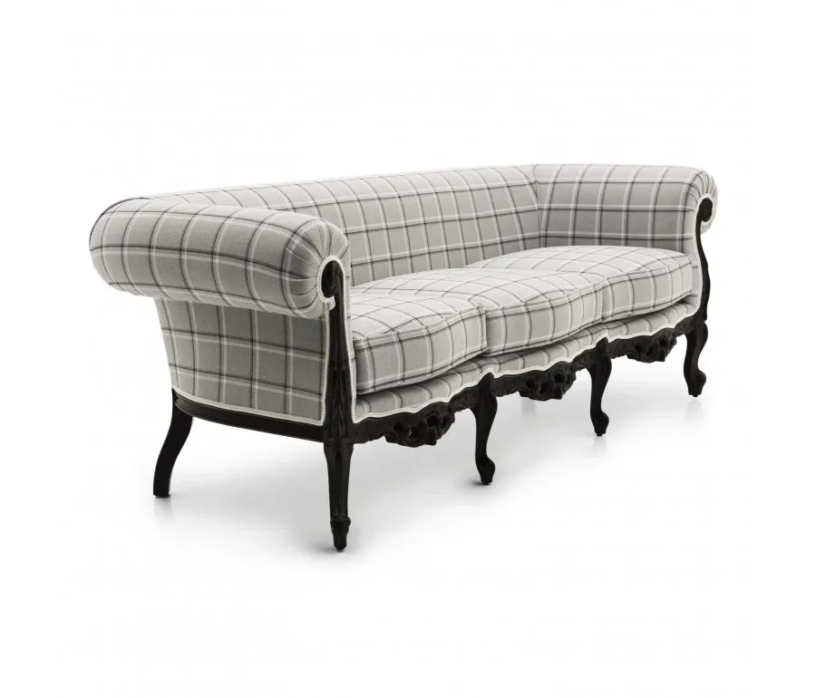 obrazek 1 Prestiżowa sofa chesterfield 3-osobowa w stylu barokowym  - Sevensedie