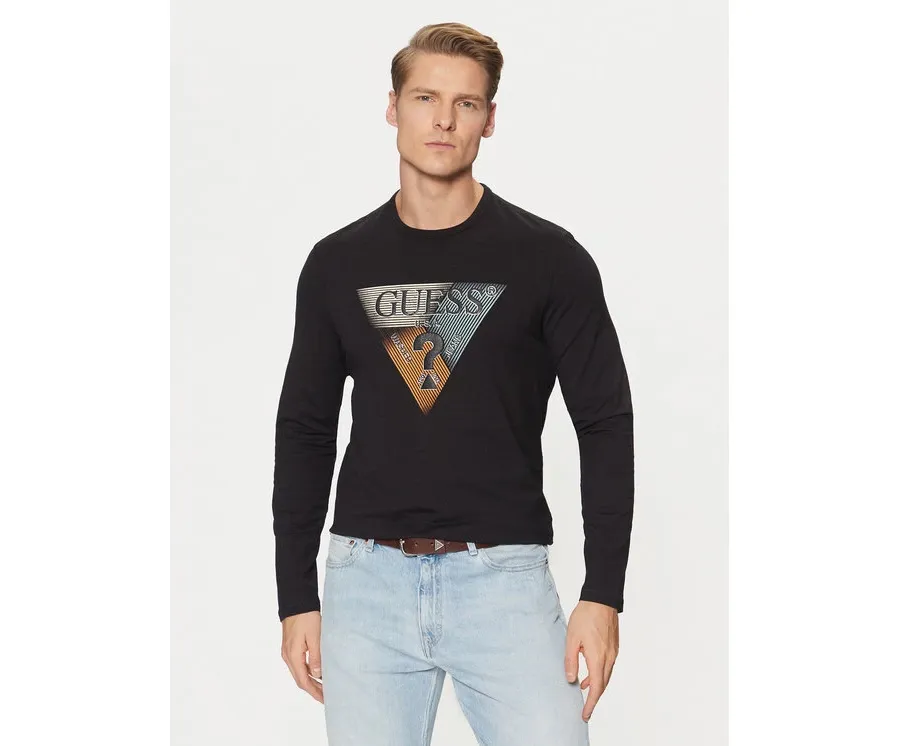 obrazek 1 Guess Longsleeve M5RI15 J1314 Czarny Slim Fit